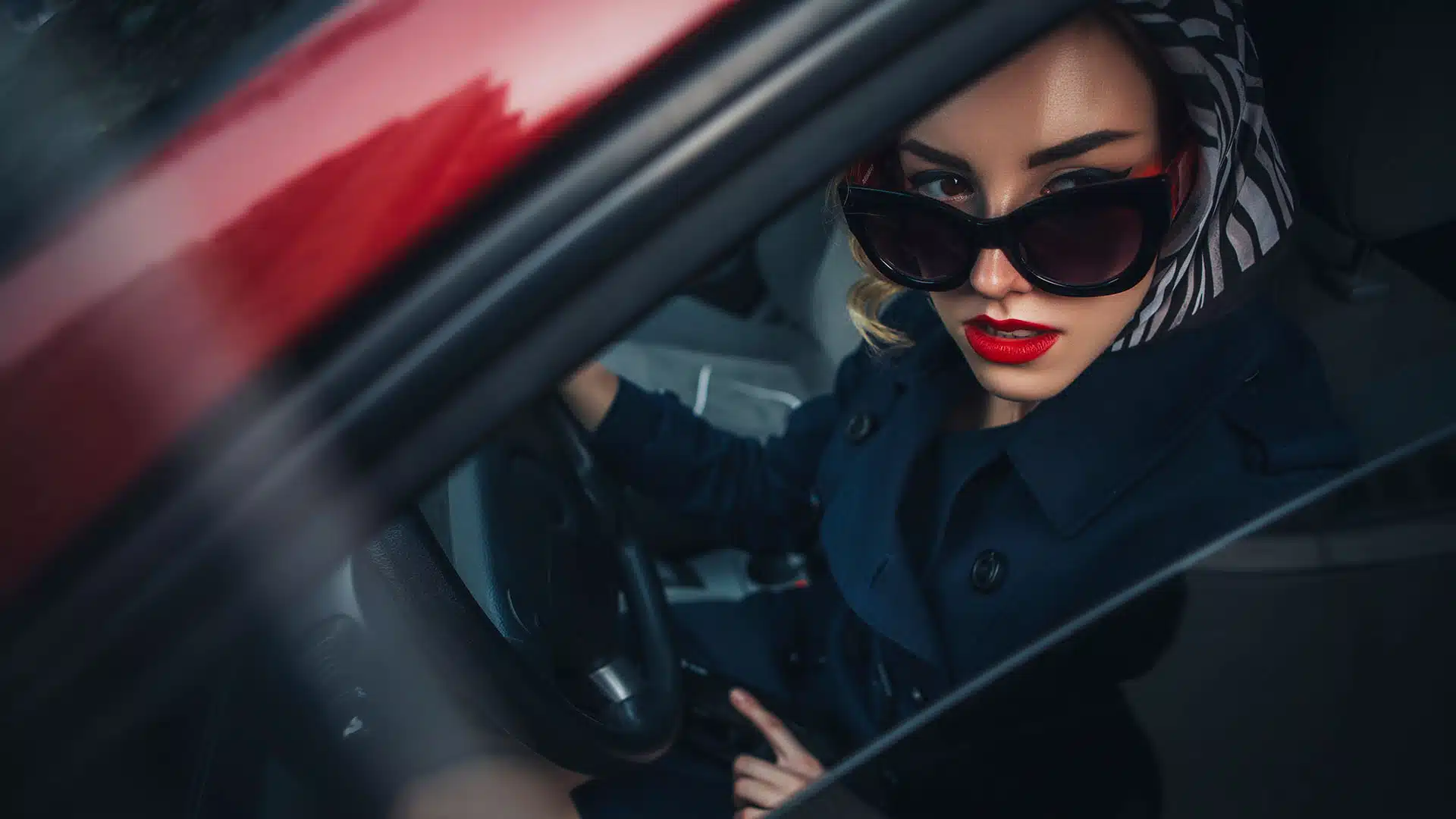 Cloak and Dagger Weekend Undercover woman in car